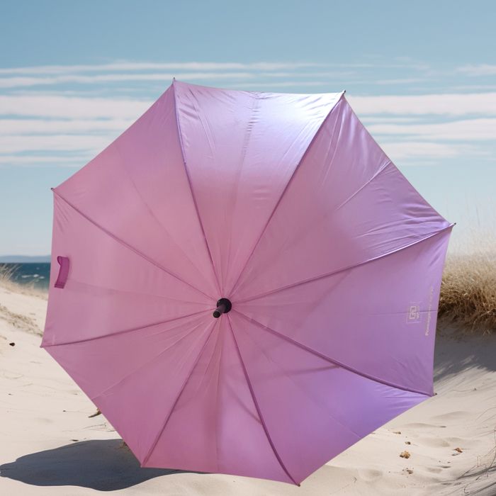 3x parasol automat długi laska czarny, różowy, fioletowy komplet