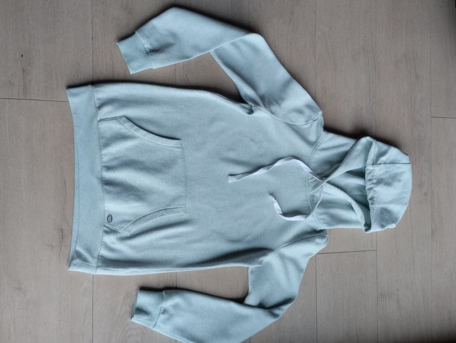 Cropp seledynowa bluza damska z kapturem r. M