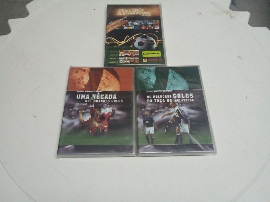 3  ) DVD melhores golos (   NOVOS) para Colecionadores.