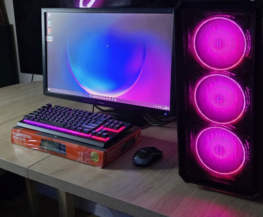 Caly zestaw,GTX1660,DDR4 16,Nowy SSD 512