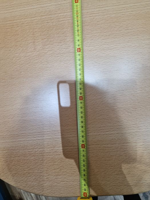 Stolik kawowy z litego drewna bukowego,, owalny, nowy