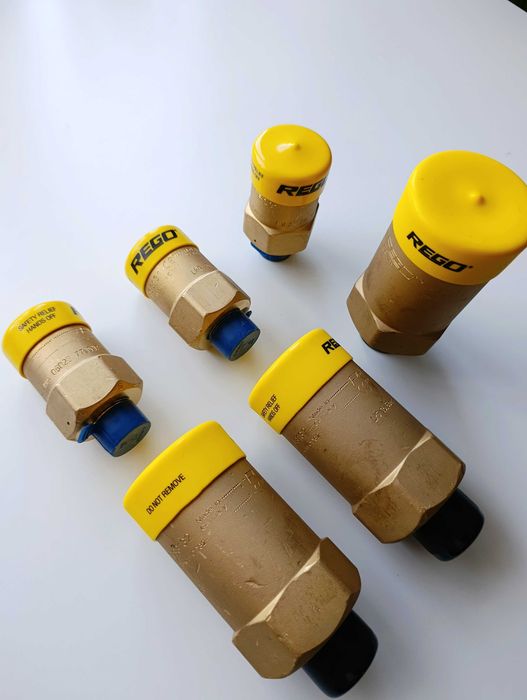 Zawór bezpieczeństwa zbiornika LPG, UDT, rego, omeca, gok, srg