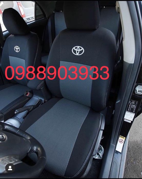 Авточехлы чохли чехлы Toyota Corolla Camry Rav-4 Avensis Auris Prado