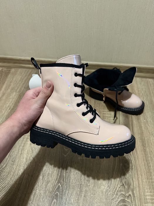 СКИДКА деми сапоги на девочку розовые 33 34 35 36 37 38