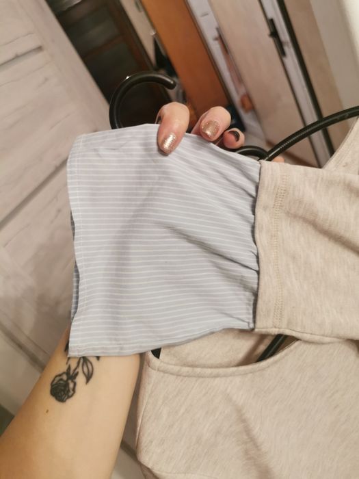 Piękna bluzka podszyta koszulą