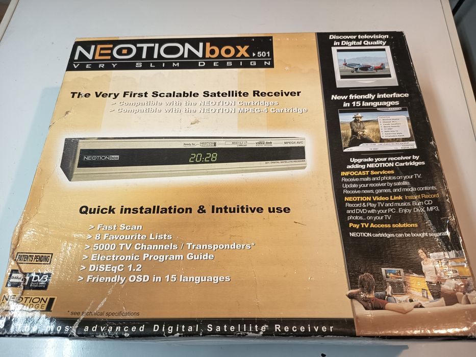 NEOTION box  501 Rreceptor de Satélite Digital