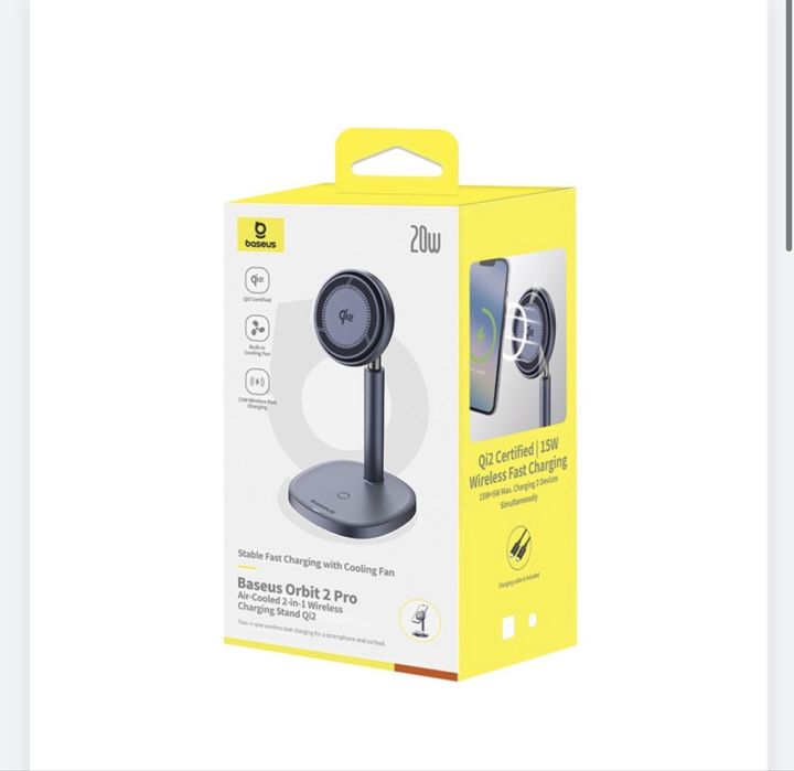 Бездротова зарядна станція Baseus Orbit 2 Pro