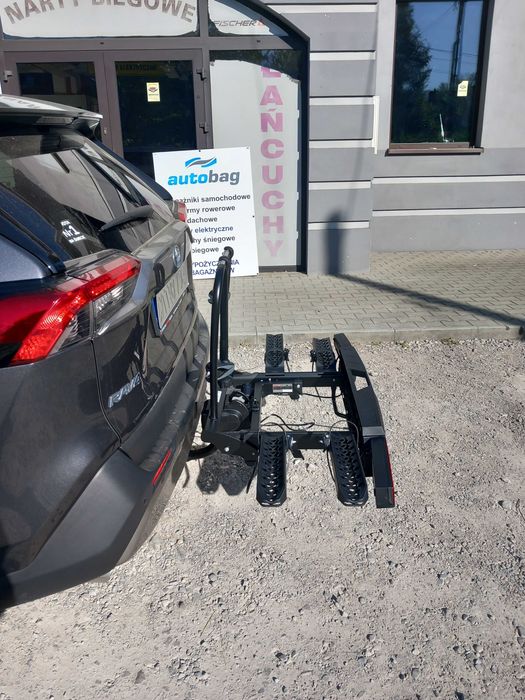 Promocja. Bagażnik rowerowy na hak Yakima Fold Click 2 , składana, solidna platforma na 2 rowery