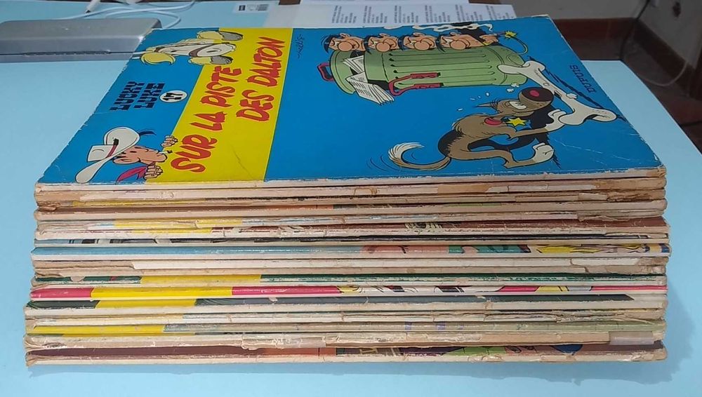 Coleção álbuns LUCKY LUKE, Edições em capa mole da DUPUIS