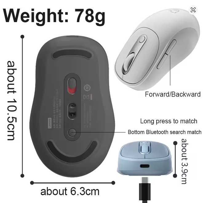 Rato Lenovo Xiaoxin Plus Bluetooth