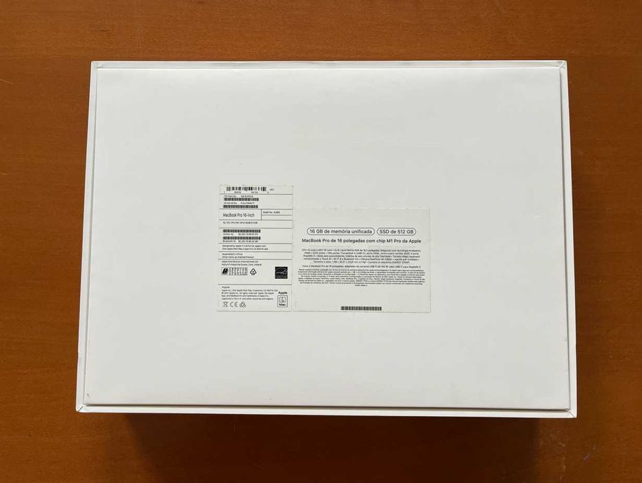 MacBook Pro 16” M1 Pro de 2021 em excelente estado