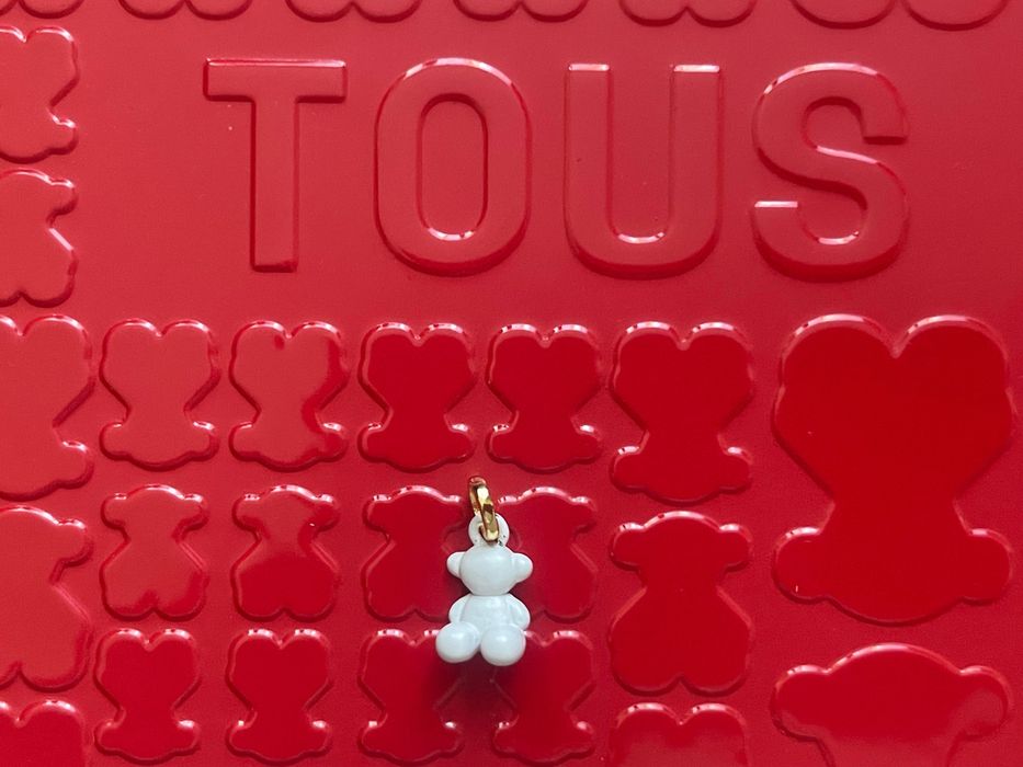 Wisiorek Tous Bold Bear biała stal miś 1,1 cm