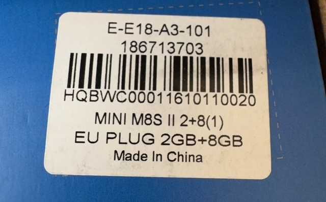TV Box Mini M8S II64729602157443123