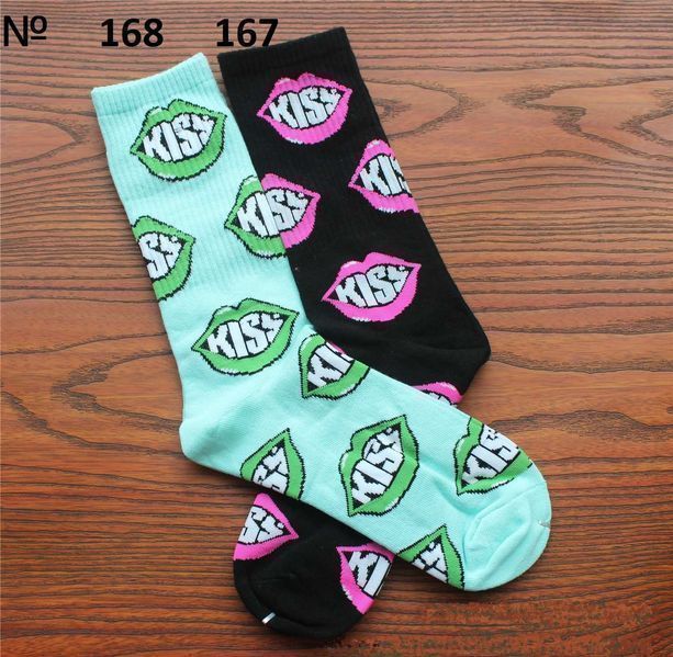 Молодежные високие хайповые носки с котом Rip N Dip Fuck Cat