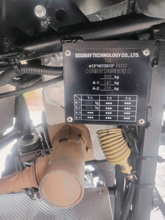 Quad segway snarler at6L 1400 km