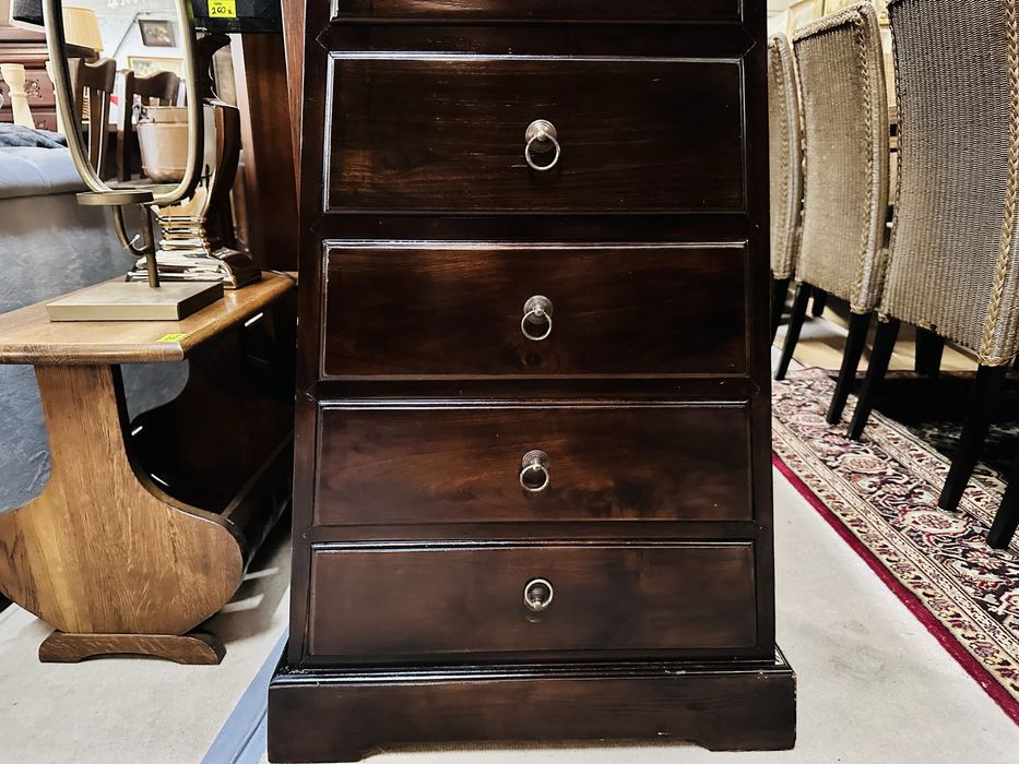 Wysoka komoda kolonialna PIRAMIDA z 9 szufladami :)