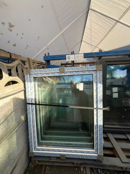 Okno PCV 116x140 białe - z magazynu od ręki