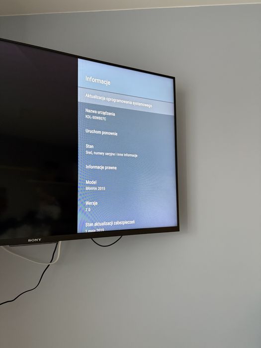 Telewizor Sony Bravia 2015 50" Sprawny