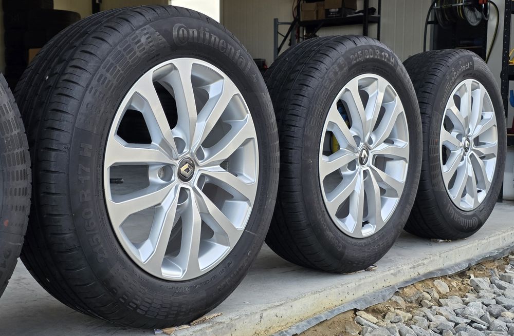 5x114,3 17 koła RENAULT 215/60/17 Czujniki Kadjar Arkana Talisman Mega
