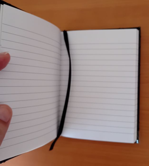 Notebook Novo Gato Preto em Verniz