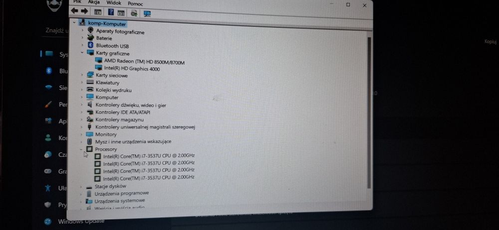 Laptop dell ladny czerwony