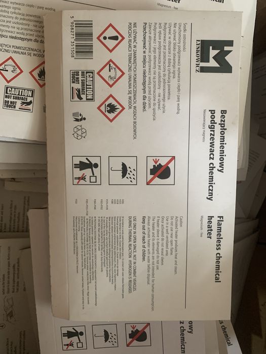 bezplomieniowy podgrzewacz chwmiczny