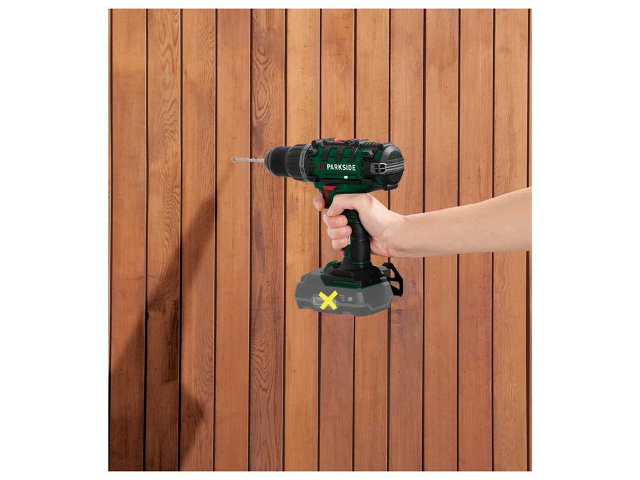 Akumulatorowa wiertarkowkrętarka Parkside + Aku 2Ah + ładowarka - NOWA