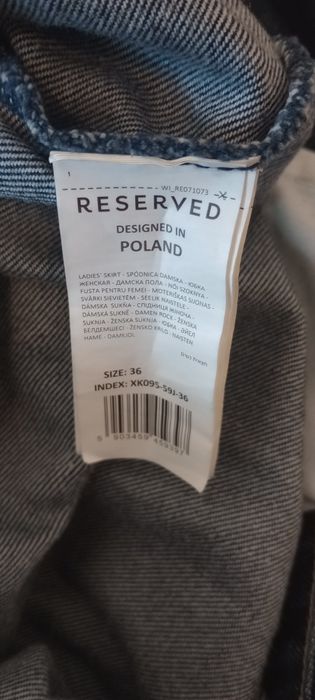 Spódnica jeansowa Reserved