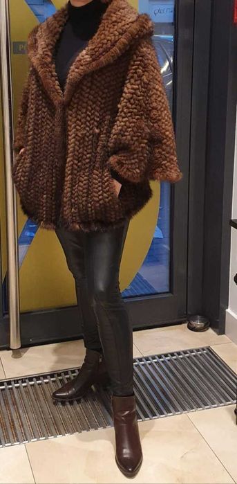 sprzedam nowe  futro z ogonek norki