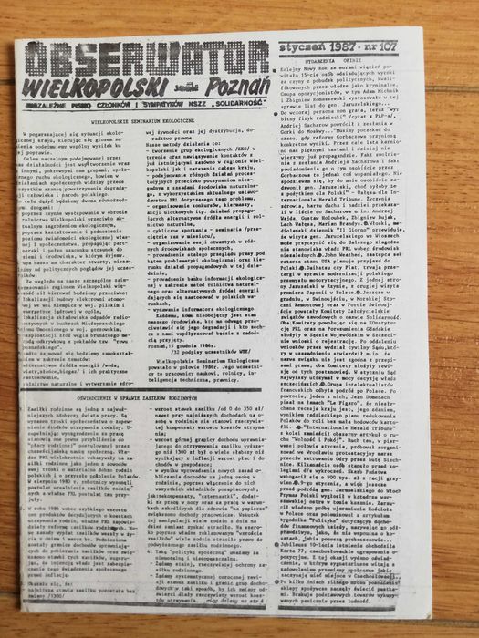 Gazetki ulotki NSZZ Solidarność - cena za zestaw