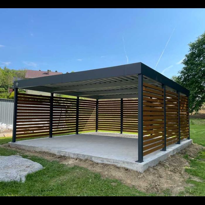 Carport 6x5,5, wiaty garażowe, wiata na samochód, wiata stalowa