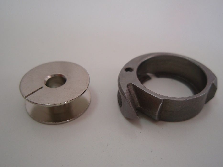 Caixa de bobine máquina costura sapateiro Singer 29K