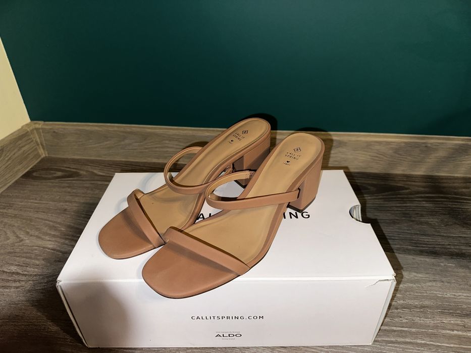 Klapki na obcasie Call it spring roz. 38