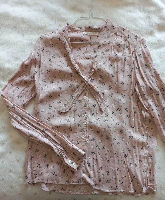 Camisa rosa Mango