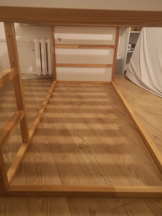 Łóżko dwustronne piętrowe Ikea Kura