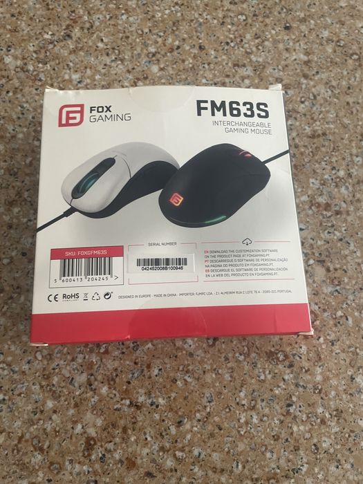Rato fox gaming como novo