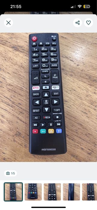 Comando TV universal LG - NOVO