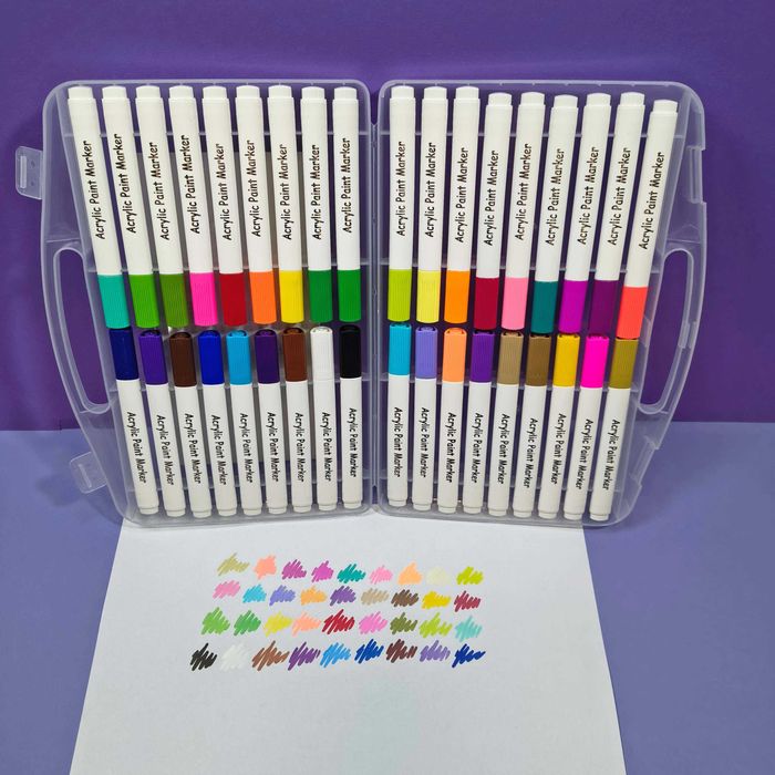 Маркери для розпису на футболках, сумках, чашках, вазах