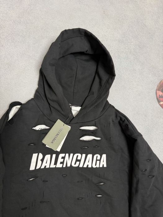 худи Balenciaga Black S M L vetements rick owens raf simons
