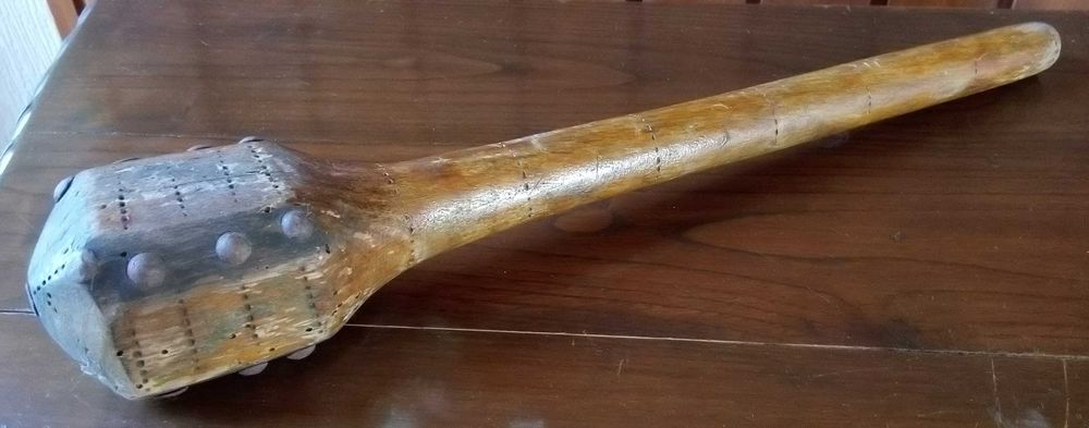 Moca de Protecção em Madeira de Mogno