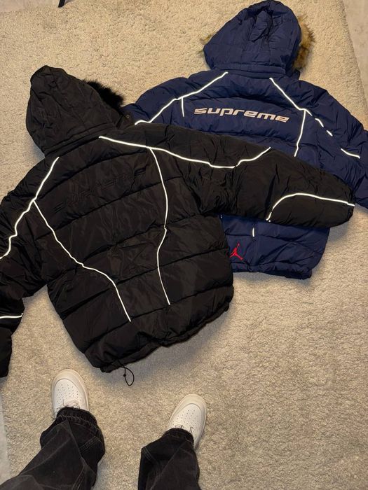 Пуховик Jordan x Supreme