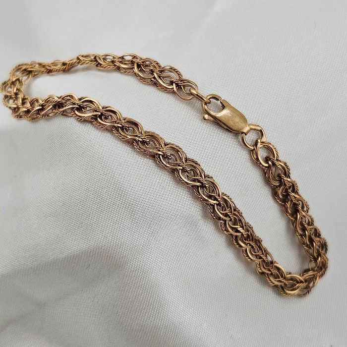 Piękna złota bransoletka 4,88g PR.585 14K dł. 19cm