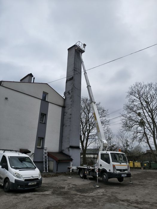 Podnośnik koszowy do  26 m. - z operatorem – usługi