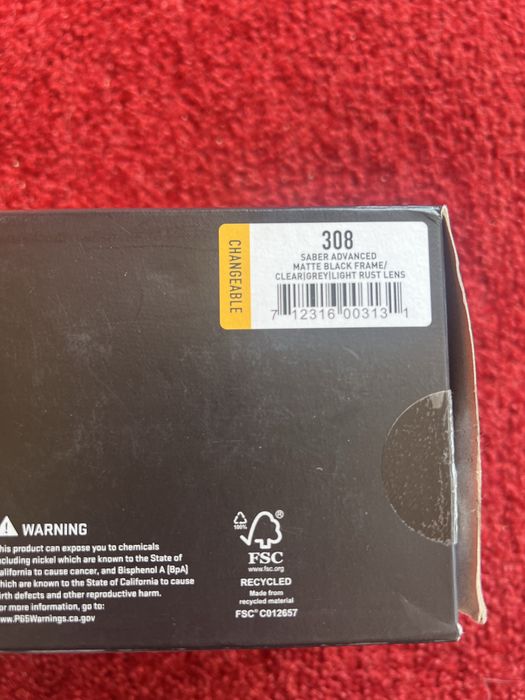 Окуляри балістичні Wiley X Sabre Advanced mod.308 3 лінзи