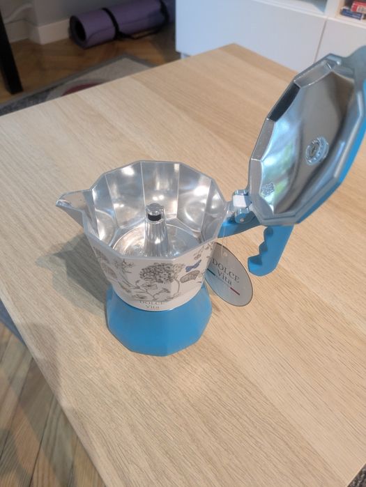 Kawiarka niebieska Dolce Vita 3tz