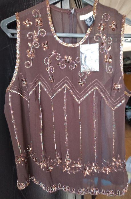 Top de cerimónia, marca La Redoute, tamanho 44