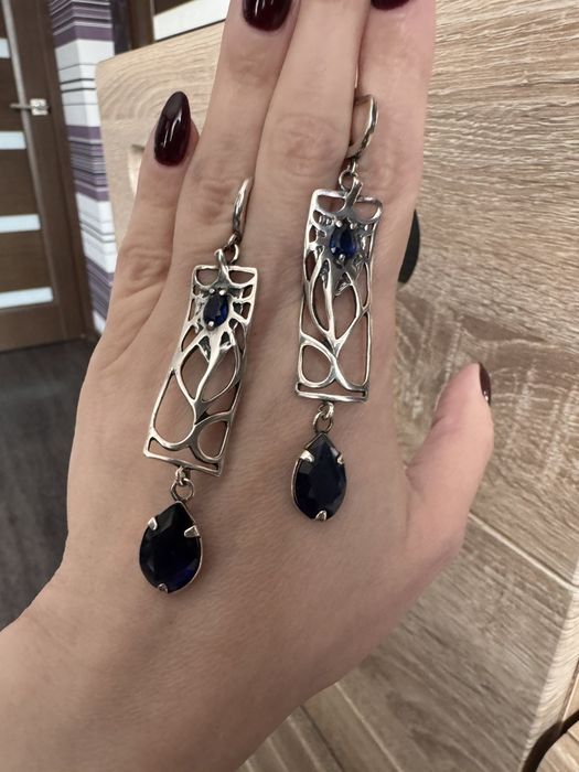 Сережки срібні 925 проба, серьги серебро,  срібло