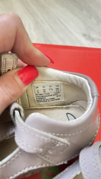 Clarks туфлі на дівчинку