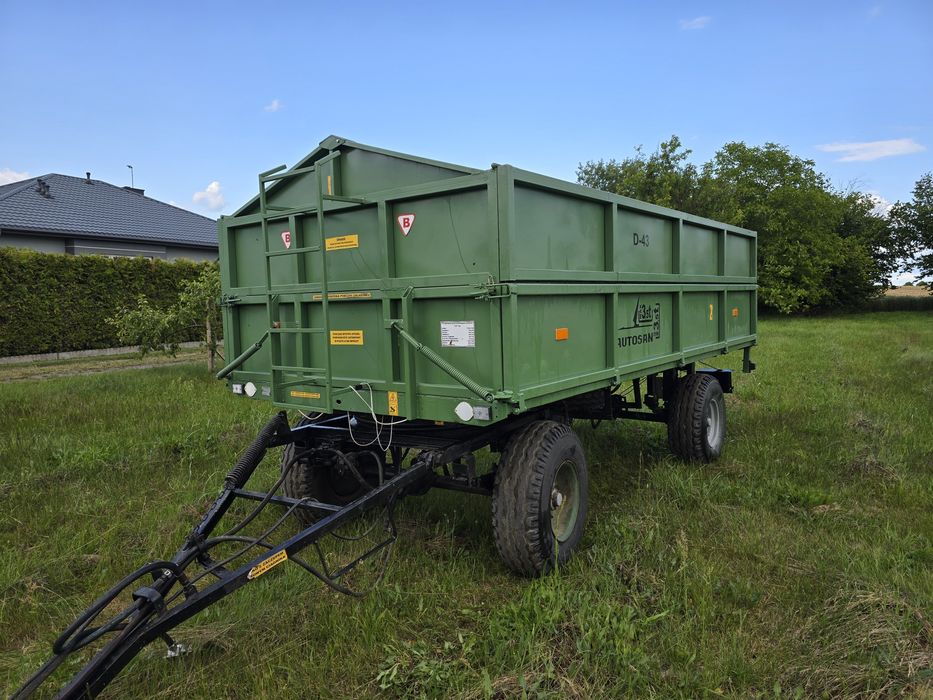 Przyczepa D43,D47 odnowiona z nadstawkami