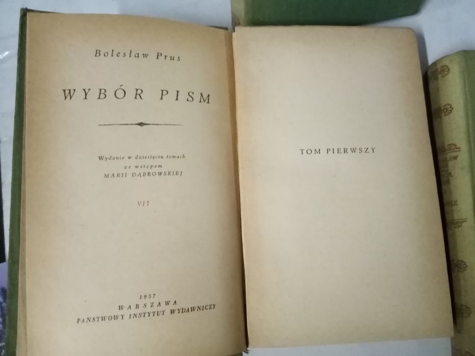 Bolesław Prus - Anielka / Nowele / Emancypantki - 5 książek, stare